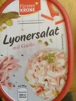 İçindeki şeker miktarı Lyonersalat, Mit Gurke