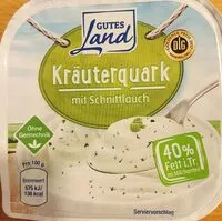 Количество сахара в Kräuterquark
