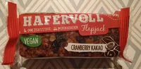 Quantité de sucre dans Hafervoll Flapjack Cranberry Kakao