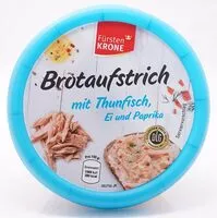 Zuckermenge drin Brotaufstrich mit Thunfisch, Ei und Paprika