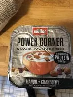 入っている砂糖の量 Power Corner Quark Joghurt mix