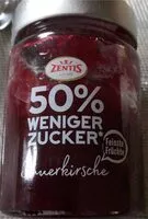 İçindeki şeker miktarı 50% weniger Zucker - Sauerkirsch