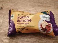 Suhkru kogus sees Kakao Banane Fruchtkugel
