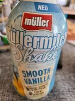 Sokerin määrä sisällä Müllermilch Shake - Smooth-Vanilla