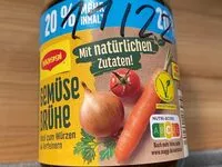 Zuckermenge drin Gemüsebrühe