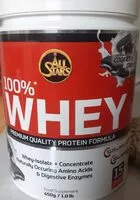 Suhkru kogus sees Whey cookies and cream
