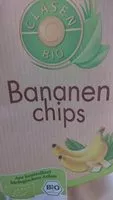 Zuckermenge drin Clasen Bio Bananen Chips, Banane