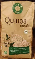 Zuckermenge drin Quinoa gepufft