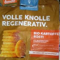चीनी की मात्रा Bio Kartoffel Rösti