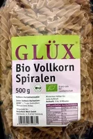 Zucker und Nährstoffe drin Glux