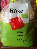 Sucre et nutriments contenus dans Hirse