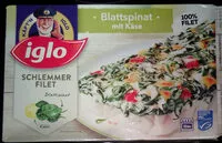入っている砂糖の量 Schlemmer-Filet Blattspinat mit Käse