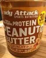 Sucre et nutriments contenus dans Body attack