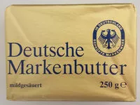 İçindeki şeker miktarı Deutsche Markenbutter
