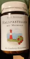 含糖量 Halspastillen mit Meersalz
