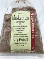 Количество сахара в Muskatnuss - gemahlen