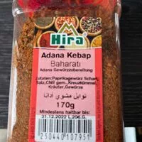 Zuckermenge drin Adana Kebap Gewürz