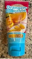 Amount of sugar in Orangenpaste