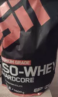 入っている砂糖の量 ISO -WHEY   hardcore