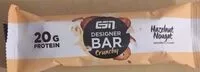 Amount of sugar in Designer Bar Crunchy Hatelnut Nougat