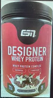 Amount of sugar in Designer Whey Protein Black & White Vanilla Flavor