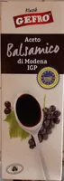 Количество сахара в Balsamico