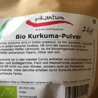 Cantidad de azúcar en Kurkuma