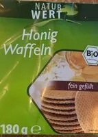 Sokerin määrä sisällä Honig Waffeln
