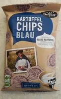 Jumlah gula yang masuk Kartoffel Chips Blau gesalzen