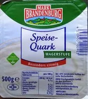 चीनी की मात्रा Speise-Quark magerstufe