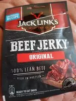 Sucre et nutriments contenus dans Jack link s