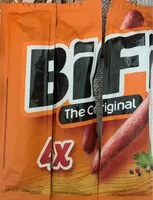 Sugar and nutrients in Bifi