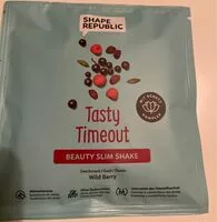 入っている砂糖の量 Tasty timeout beauty slim shake