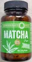 Suhkru kogus sees Matcha pur