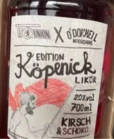 Zuckermenge drin Köpenick Likör