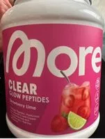 Sokerin määrä sisällä Clear Glow Peptides Strawberry Lime