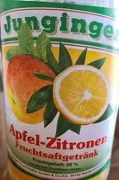 Zuckermenge drin Apfel-Zitronen Fruchtsaftgetränk