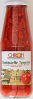 Suhkru kogus sees Gestückelte Tomaten