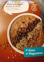 Suhkru kogus sees Bio Super Porridge Kakao & Hanf