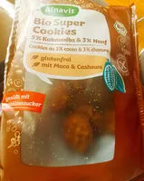 Suhkru kogus sees Bio super cookies