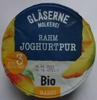 İçindeki şeker miktarı Rahm Joghurt Mango