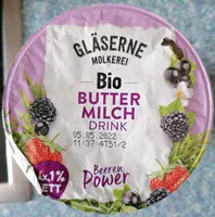İçindeki şeker miktarı Bio Buttermilch Drink Beeren Power