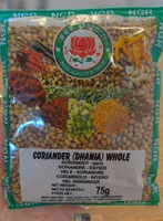 含糖量 Coriander (Dhania) whole