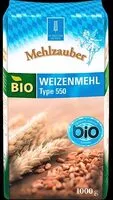 Suhkru kogus sees Weizenmehl 550