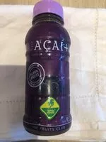 Sucre et nutriments contenus dans Acai