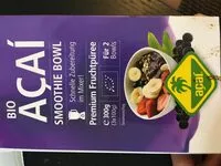 Suhkur ja toitained sees Acai