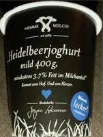 Suhkru kogus sees Heidelbeerjoghurt