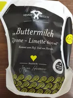 Suhkru kogus sees Buttermilch Zitrone Limette