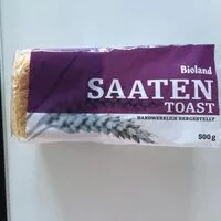 Количество сахара в Bioland Saaten Toast