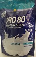 Quantité de sucre dans Pro 80 Protein Shake